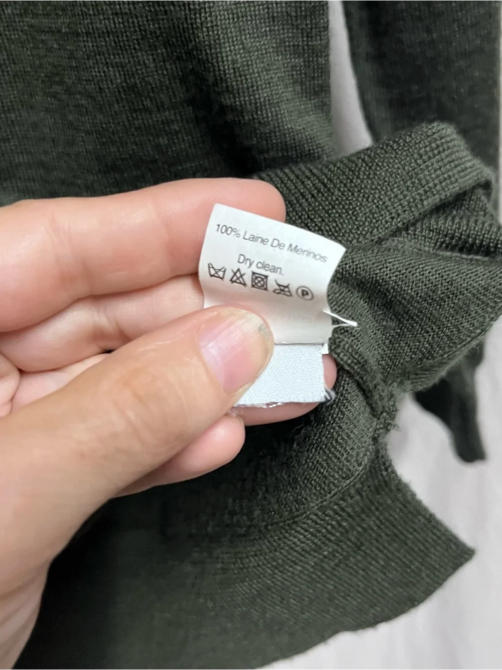 J.Crew Womens Green 100% Merino Wool Zipper Shoulder Crewneck Sweater Size S